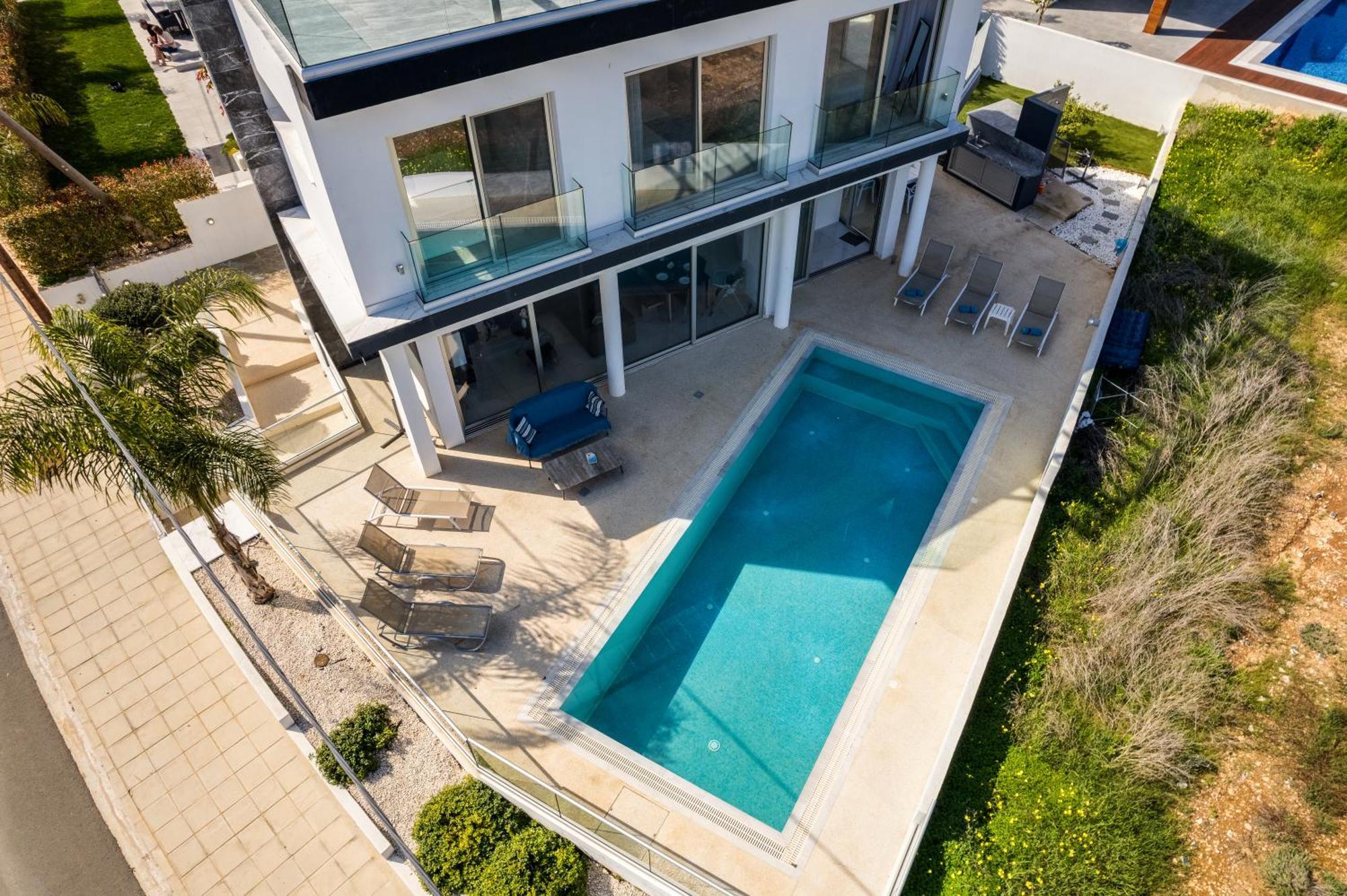 Seaside Luxury Villa Paralimni Exterior foto